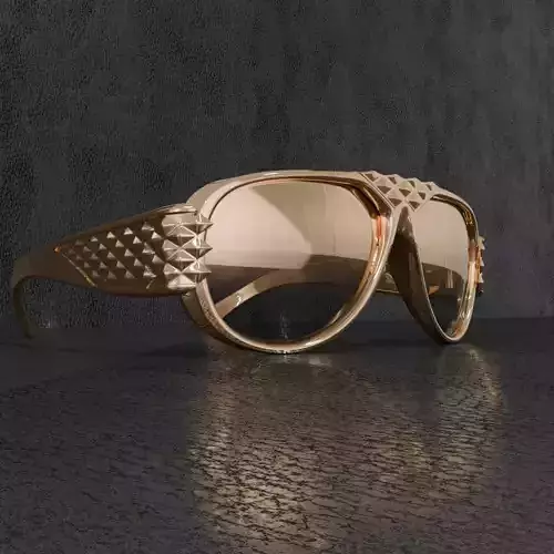 Statement Sunglasses Diamonds 3D print model