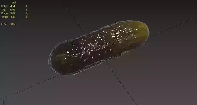 Pickle  M06 Low-poly 3D model 3