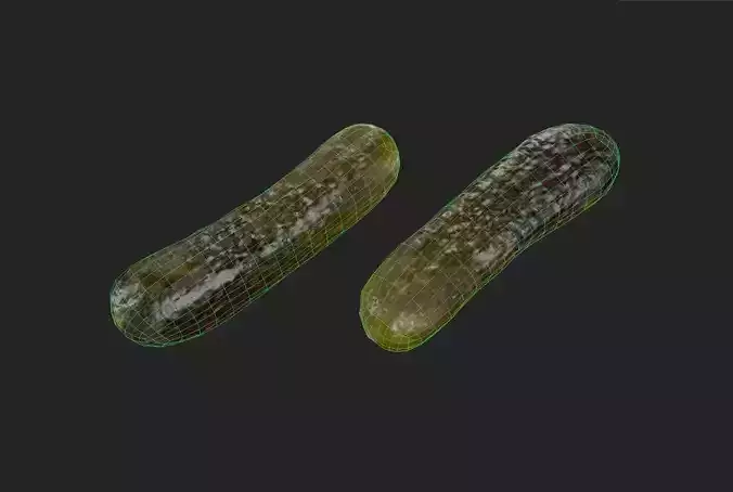 Pickle  M08 Low-poly 3D model 2