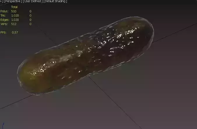 Pickle  M08 Low-poly 3D model 3