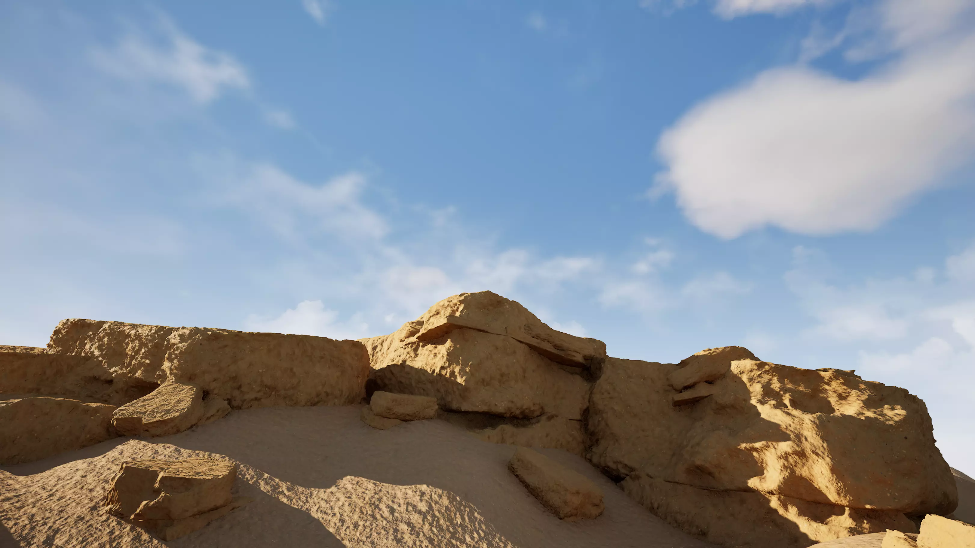 Rock01 Low-poly 3D model_2