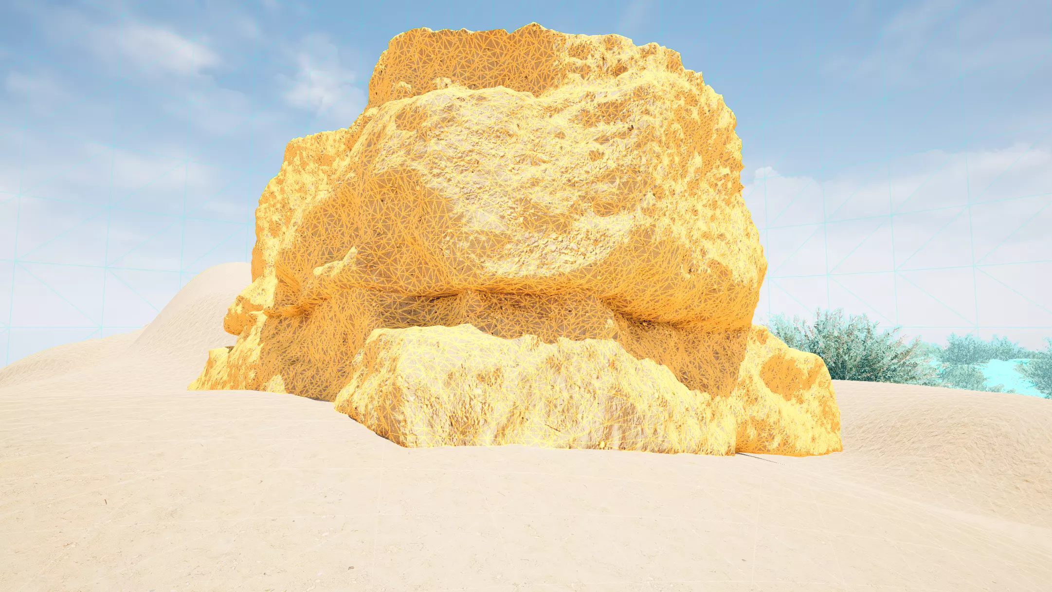 Rock01 Low-poly 3D model_9