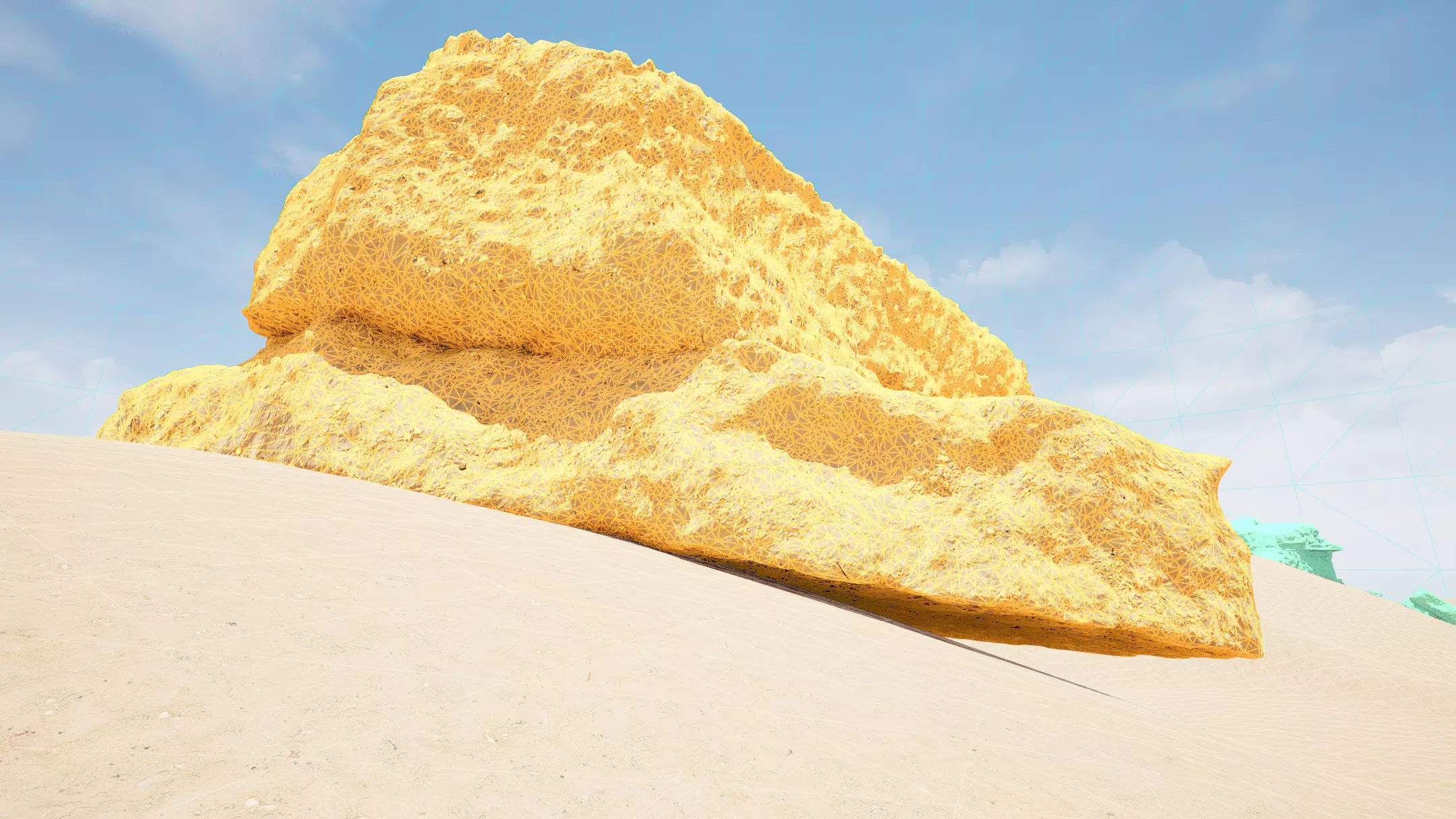 Rock01 Low-poly 3D model_8