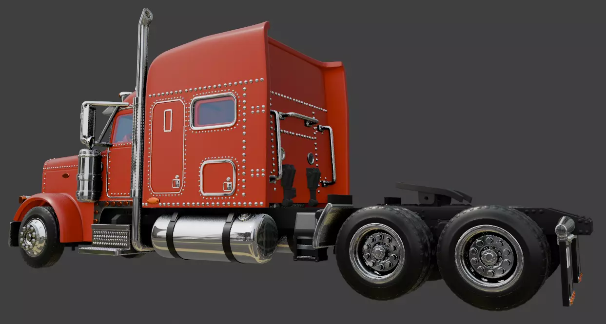 PETERBILT 379 SLEEPER  3D print model_1