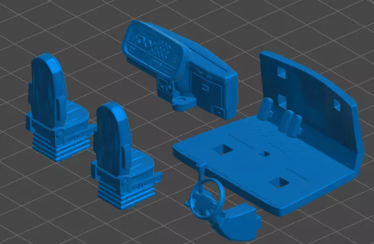 PETERBILT 379 SLEEPER  3D print model_8