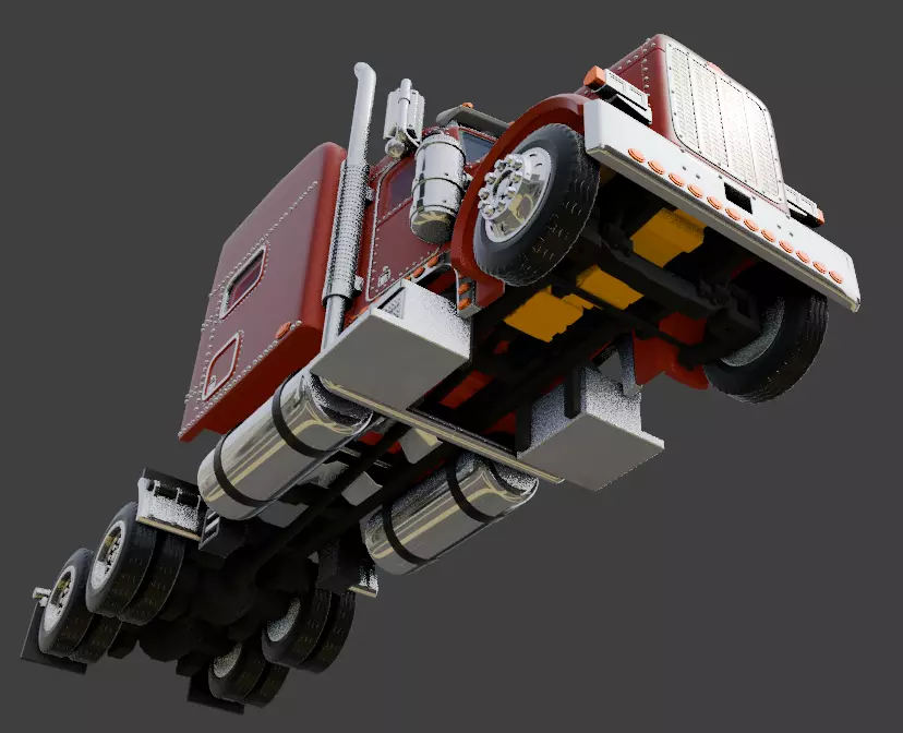 PETERBILT 379 SLEEPER  3D print model_4