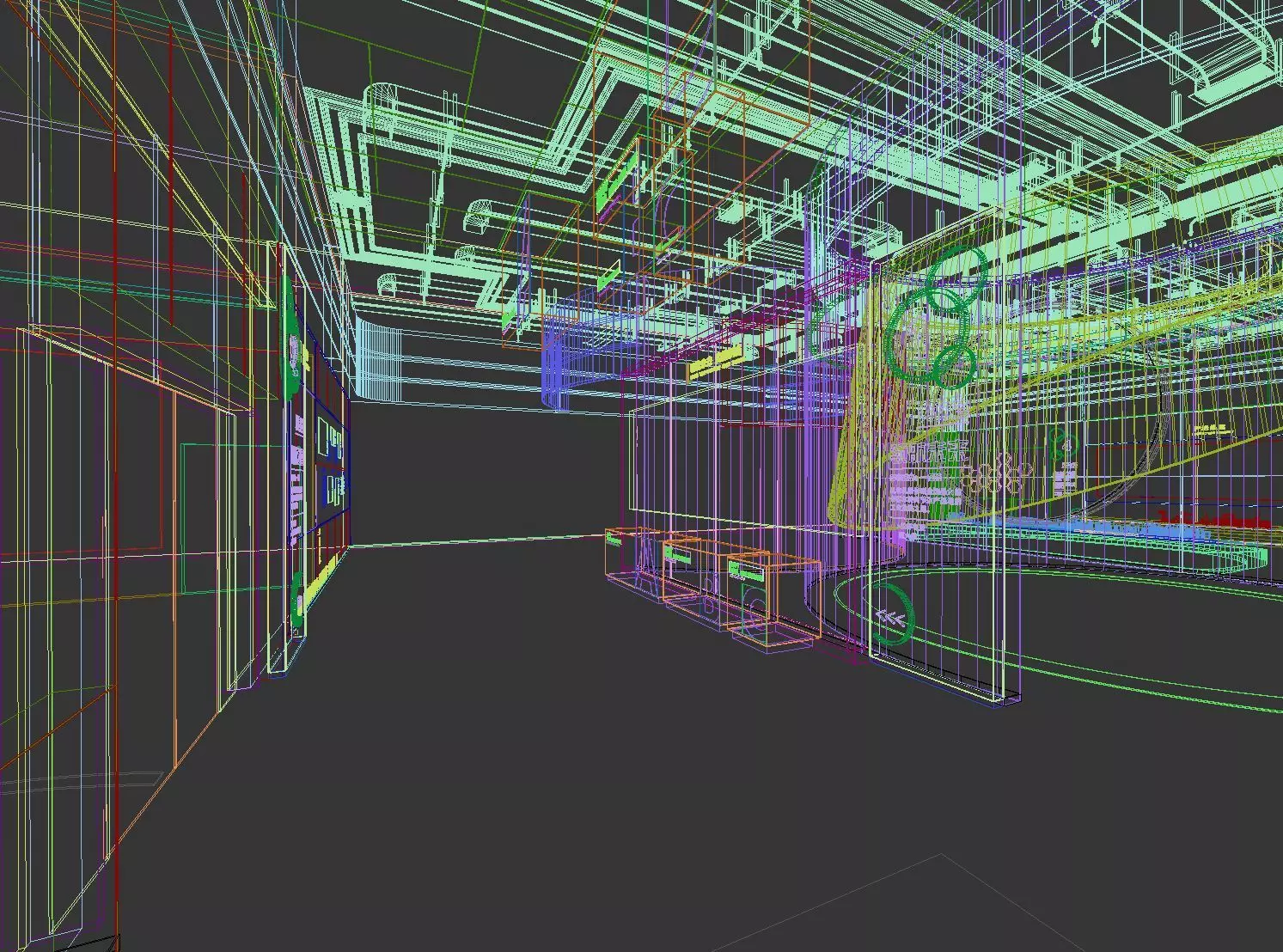 Tech Exhibition Hall 3D model_10