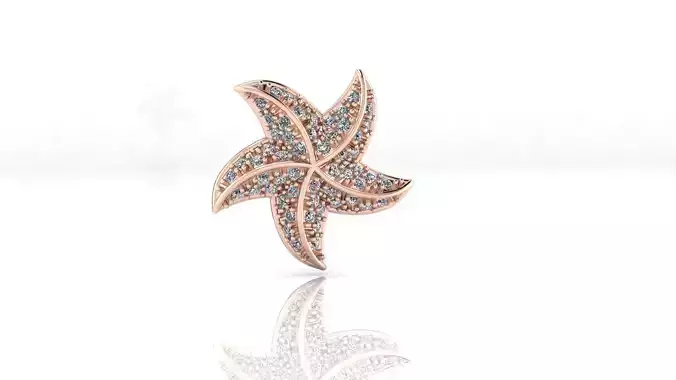 star fish jewelry earring
