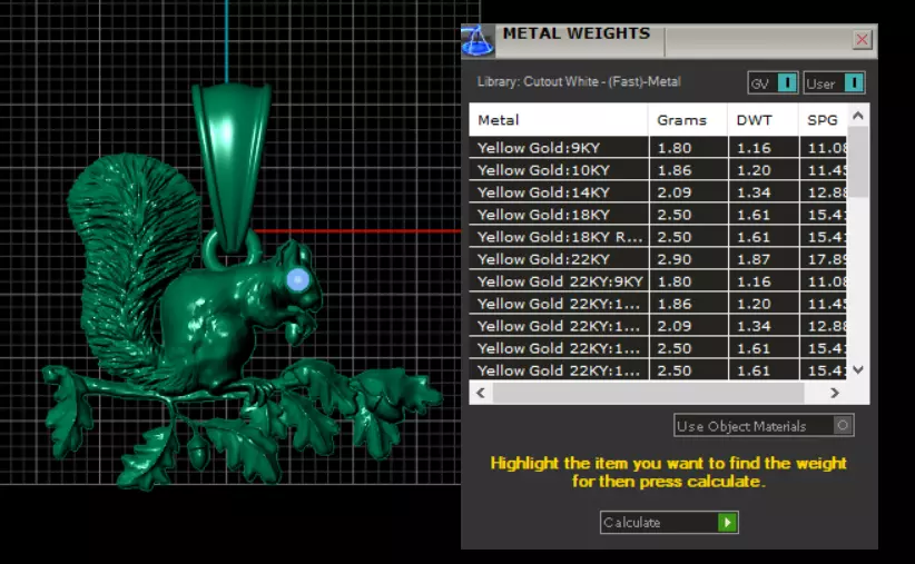 Squirrel Pendant 3D Printable Model 3D print model_6