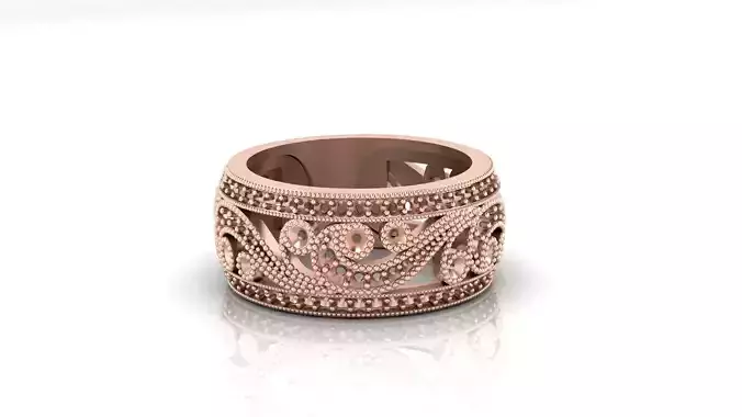 floral engagement jewelry ring