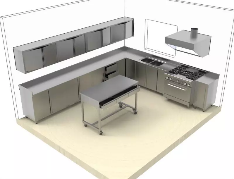 KITCHEN 44 3D model_1