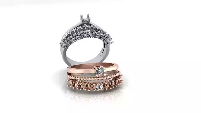 solitaire engagement jewelry ring