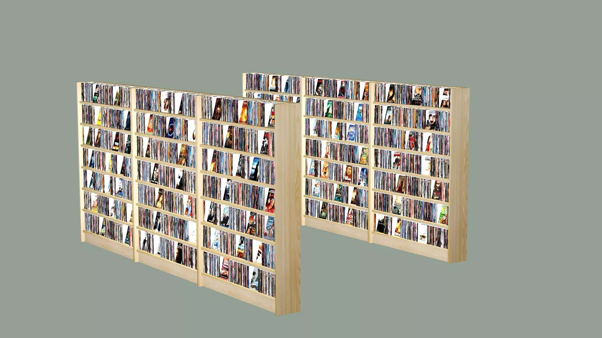 Bookstore 03 Book Store Low-Poly 3D model Low-poly 3D model_8