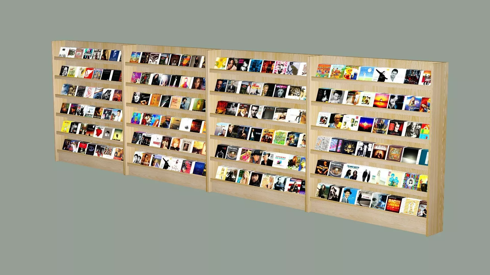 Bookstore 03 Book Store Low-Poly 3D model Low-poly 3D model_7