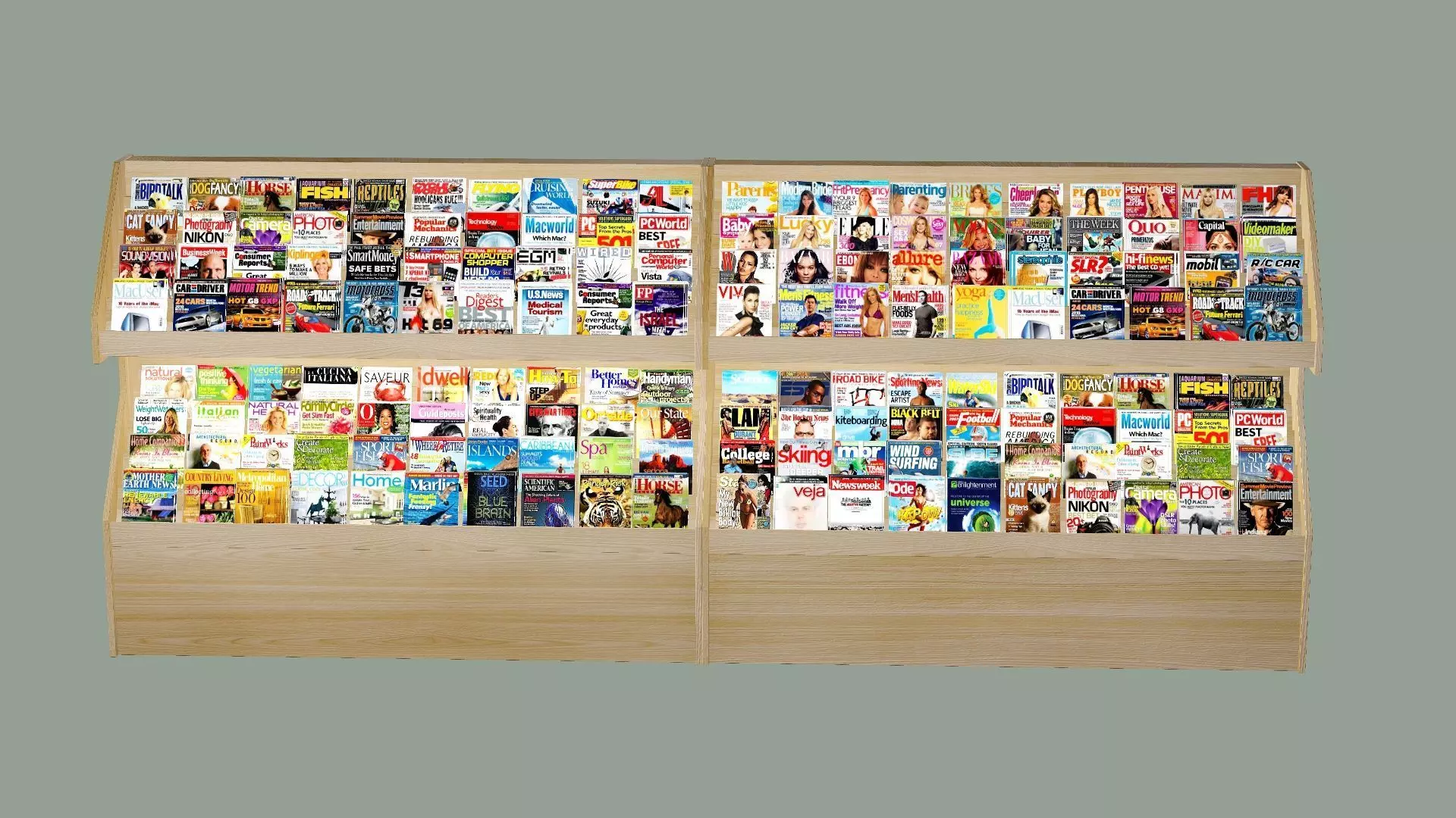 Bookstore 03 Book Store Low-Poly 3D model Low-poly 3D model_6