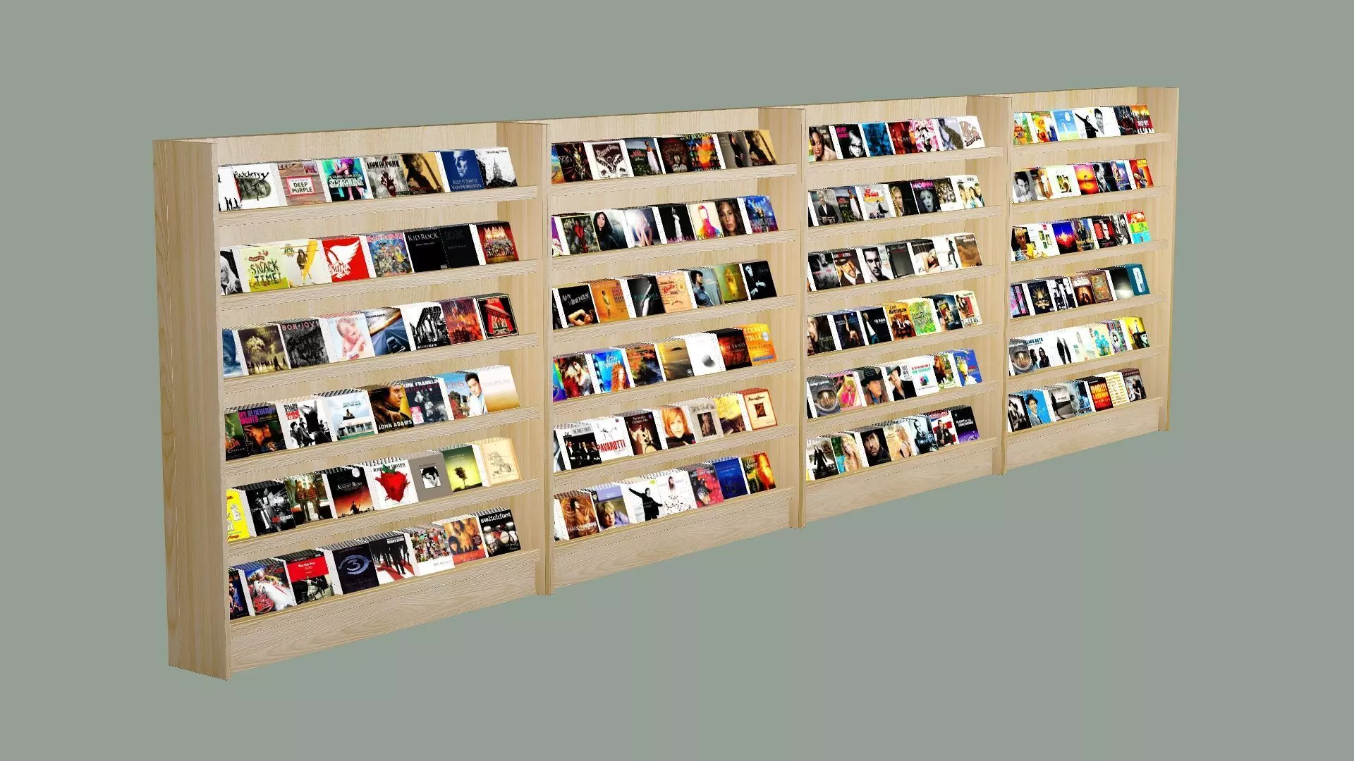 Bookstore 03 Book Store Low-Poly 3D model Low-poly 3D model_9