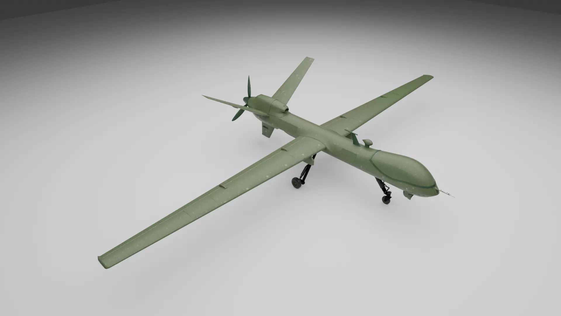 Military Drone 3D Model - High Quality Game Ready Detailed 3D model_1