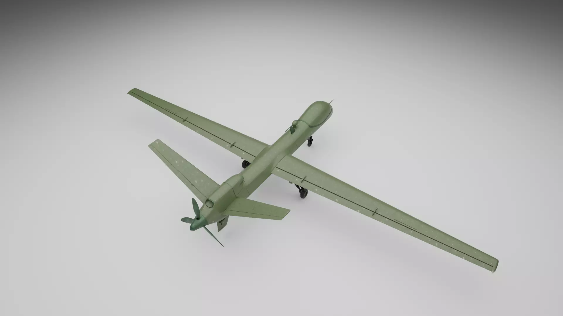 Military Drone 3D Model - High Quality Game Ready Detailed 3D model_6