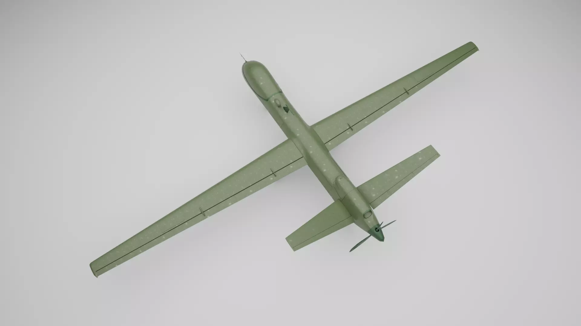 Military Drone 3D Model - High Quality Game Ready Detailed 3D model_4