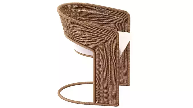 Healdsburg Dining Chair 3D model 6