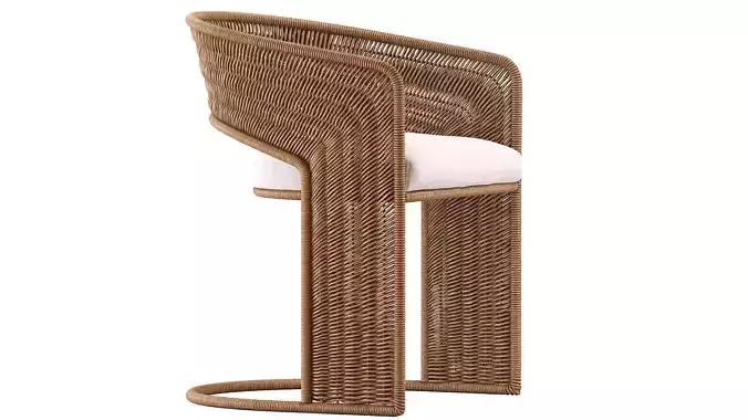 Healdsburg Dining Chair 3D model 4