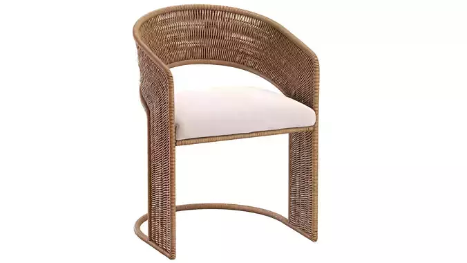 Healdsburg Dining Chair 3D model 5