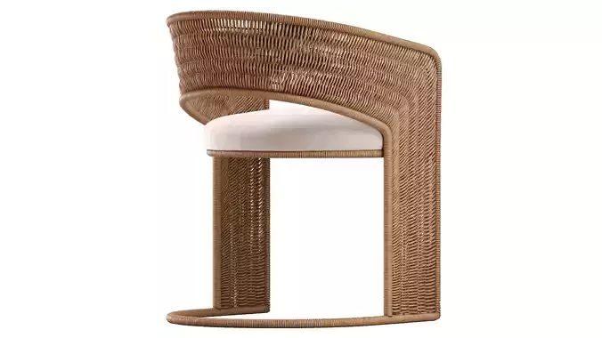 Healdsburg Dining Chair 3D model 3