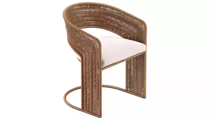 Healdsburg Dining Chair 3D model 2