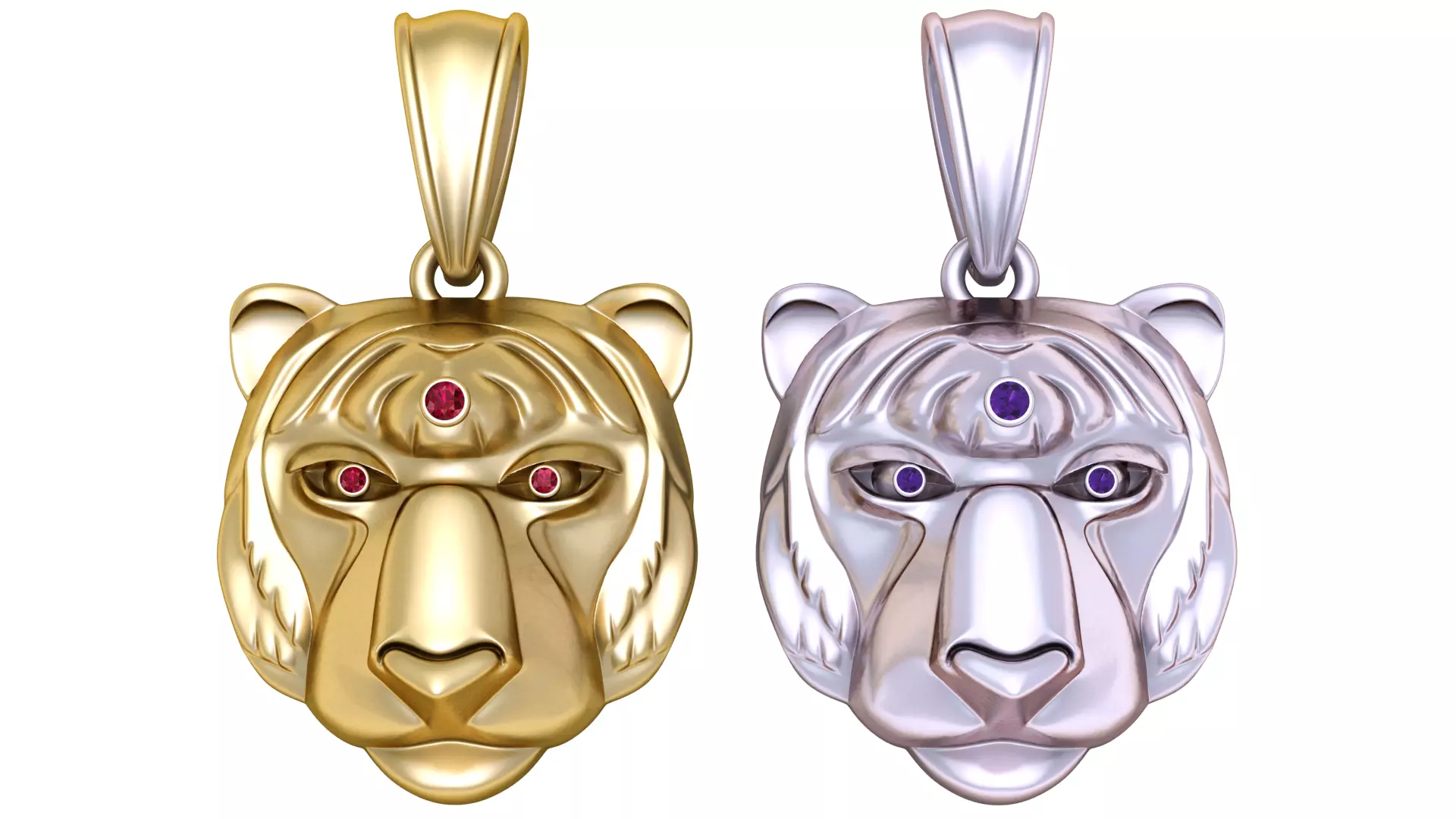 TIGGER FACES PENDANT 3D PRINTABLE MODEL  3D print model_0