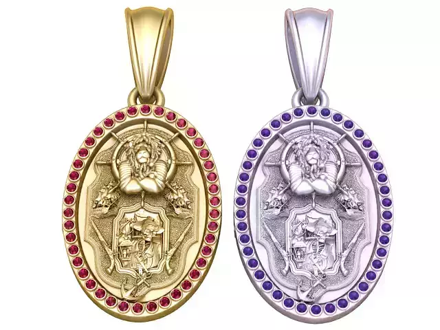 EGG SHAPES PENDANT 3D PRINTABLE MODEL 