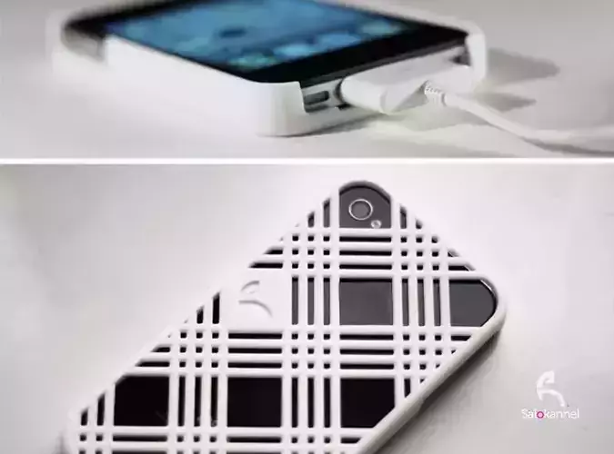 Stripes case for iPhone 4 3D print model