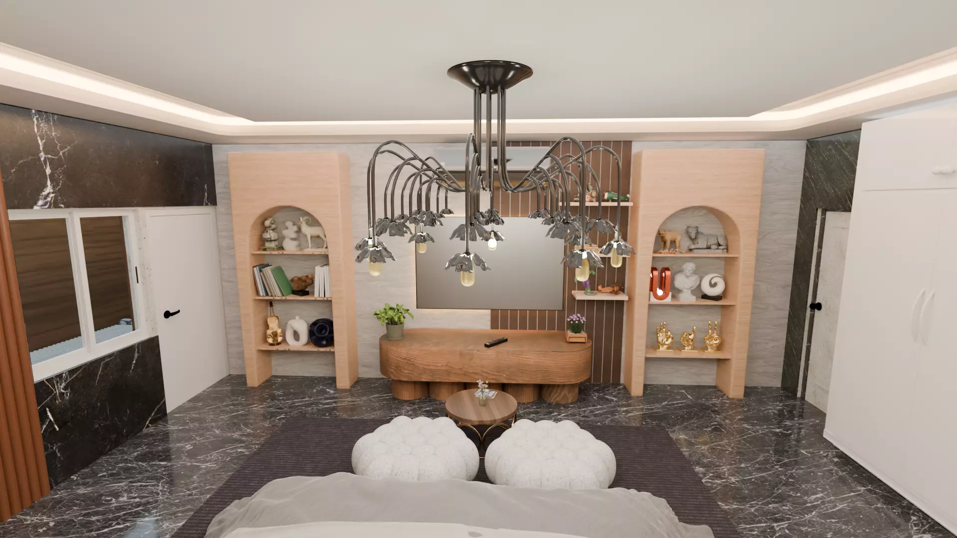 Full Apartment Pack Interior 3D Model Blender Scene Low-poly 3D model_23