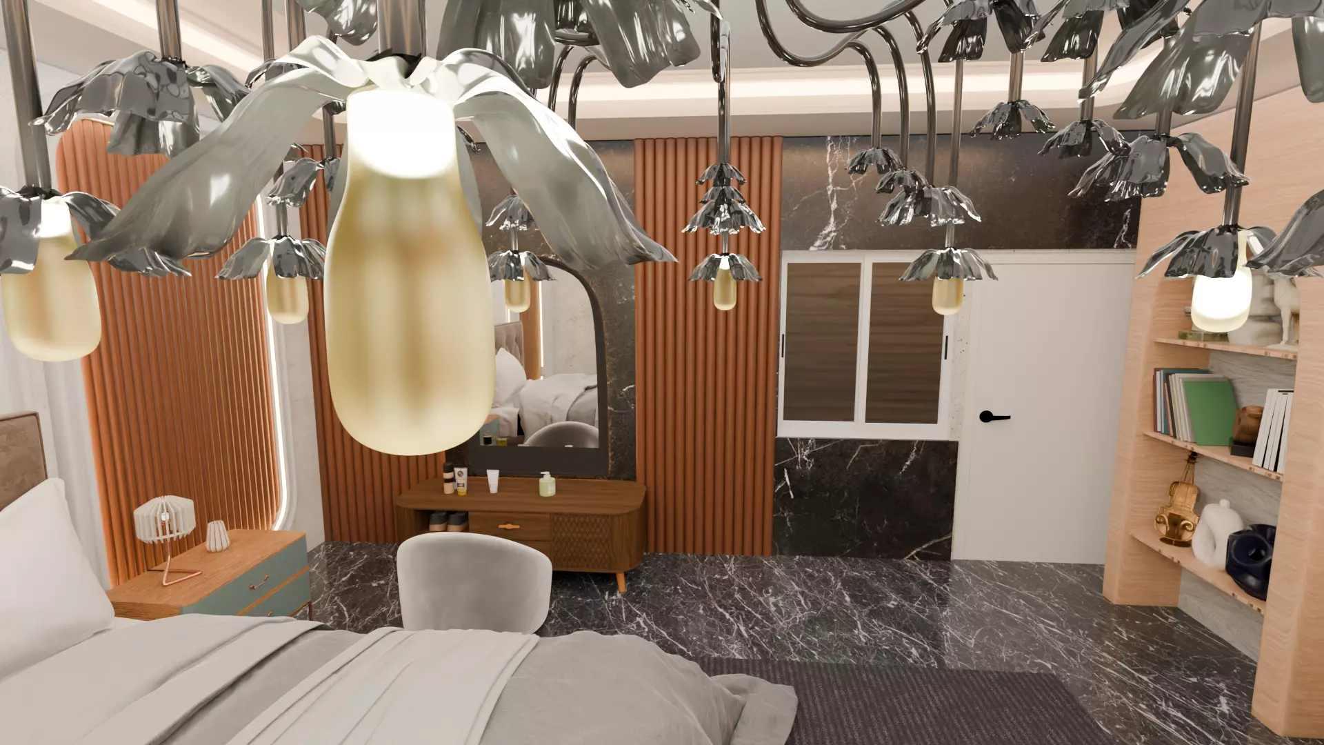 Full Apartment Pack Interior 3D Model Blender Scene Low-poly 3D model_24