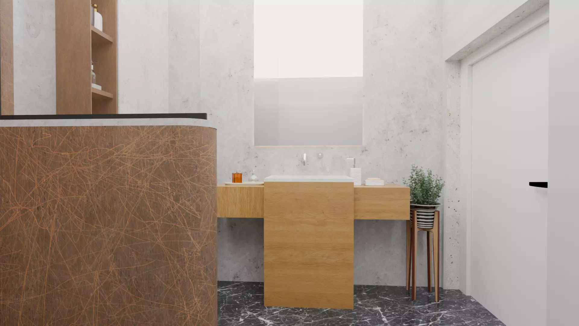 Full Apartment Pack Interior 3D Model Blender Scene Low-poly 3D model_31