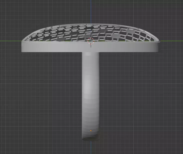 Cabochon ring  3D print model_5