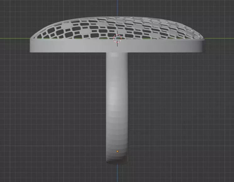 Cabochon ring  3D print model_3