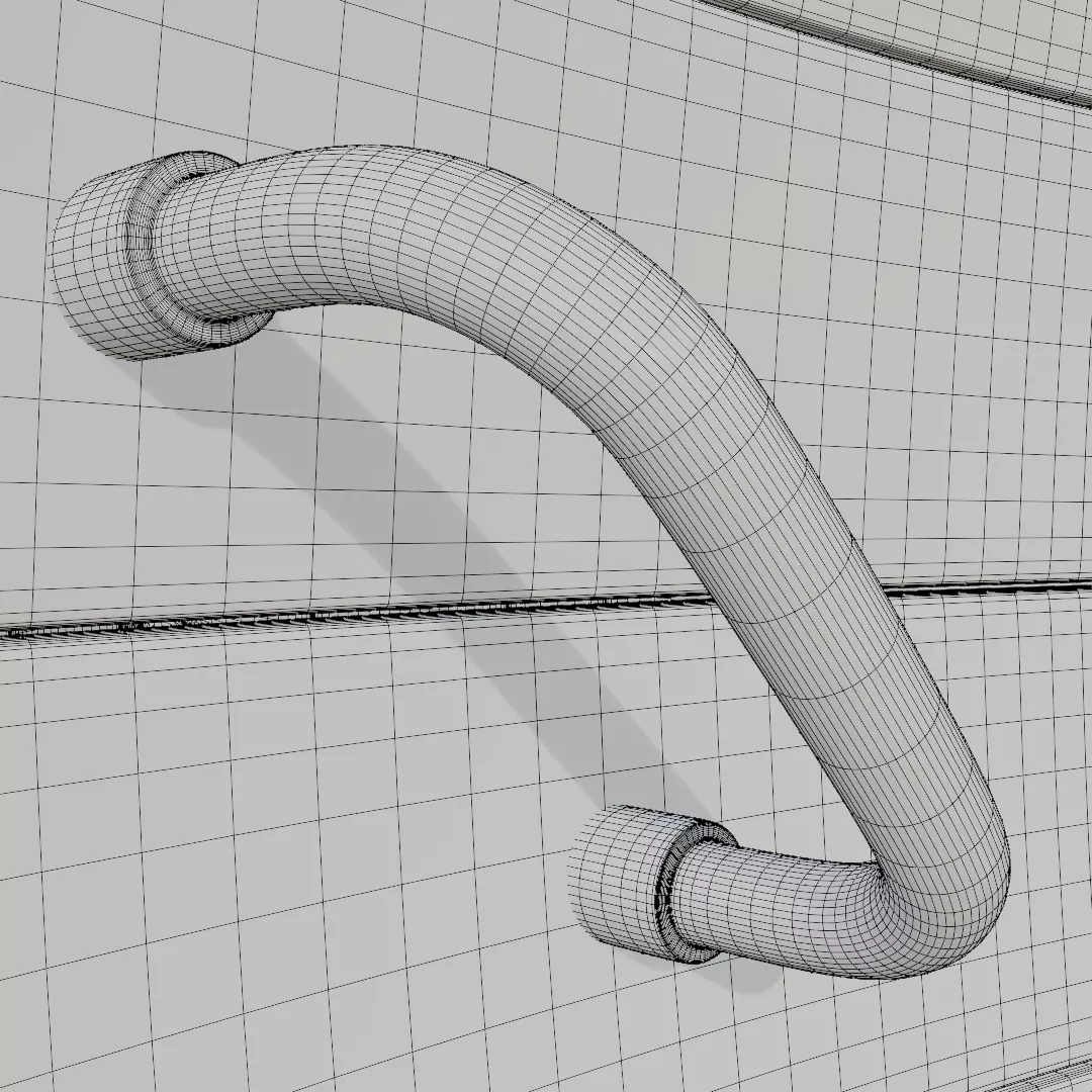 Viking War Shield Low-poly 3D model_18