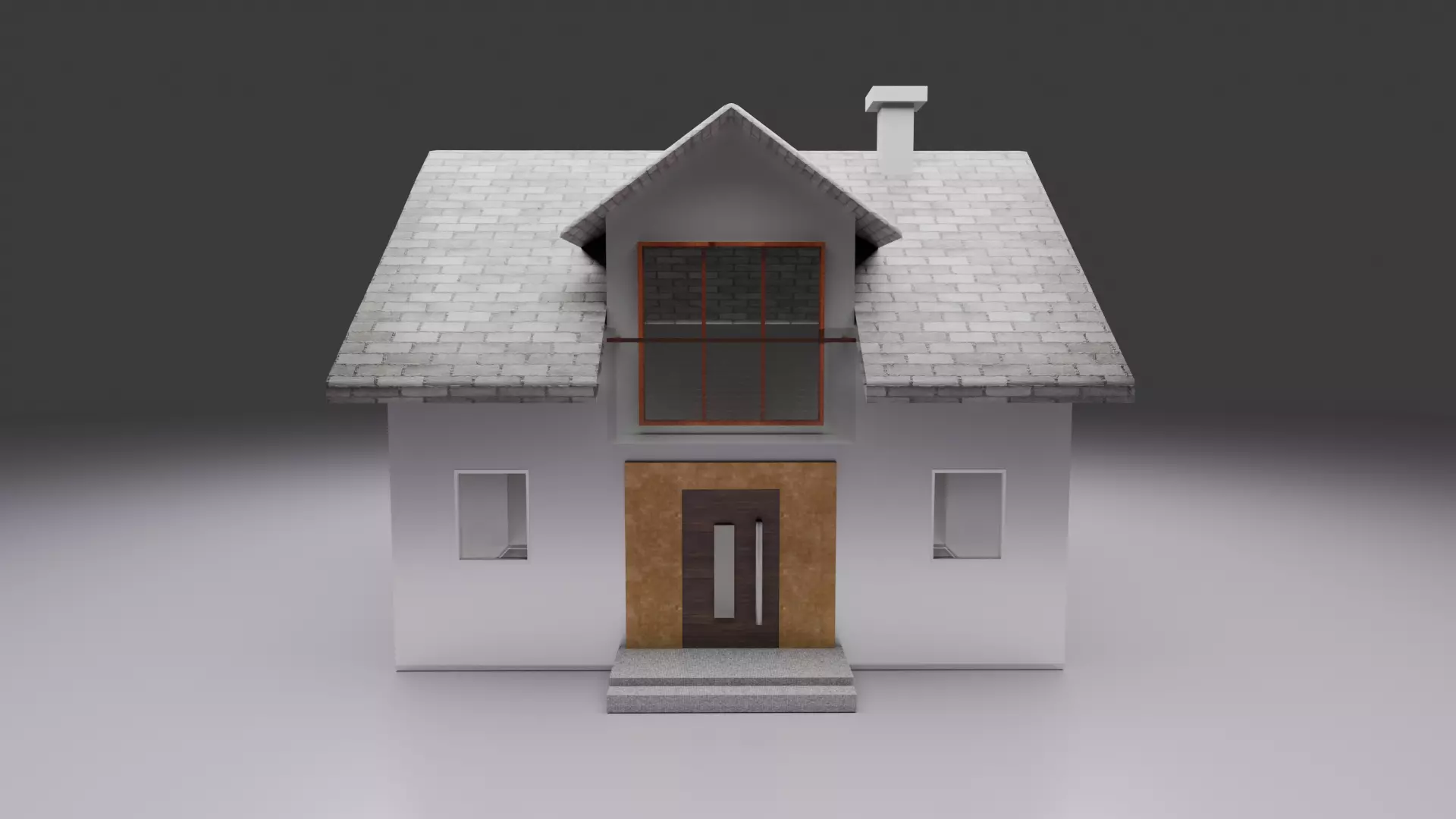 Modern House 3D Model - High Quality Detailed Game Ready 3D model_2