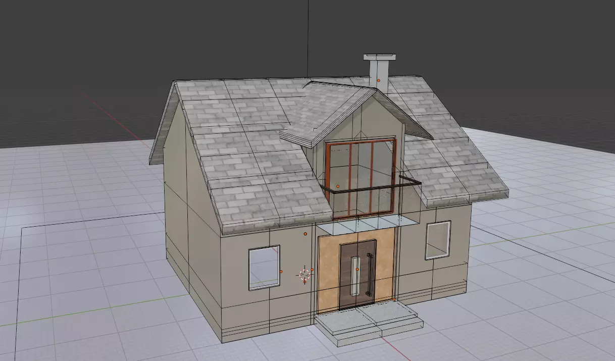 Modern House 3D Model - High Quality Detailed Game Ready 3D model_7