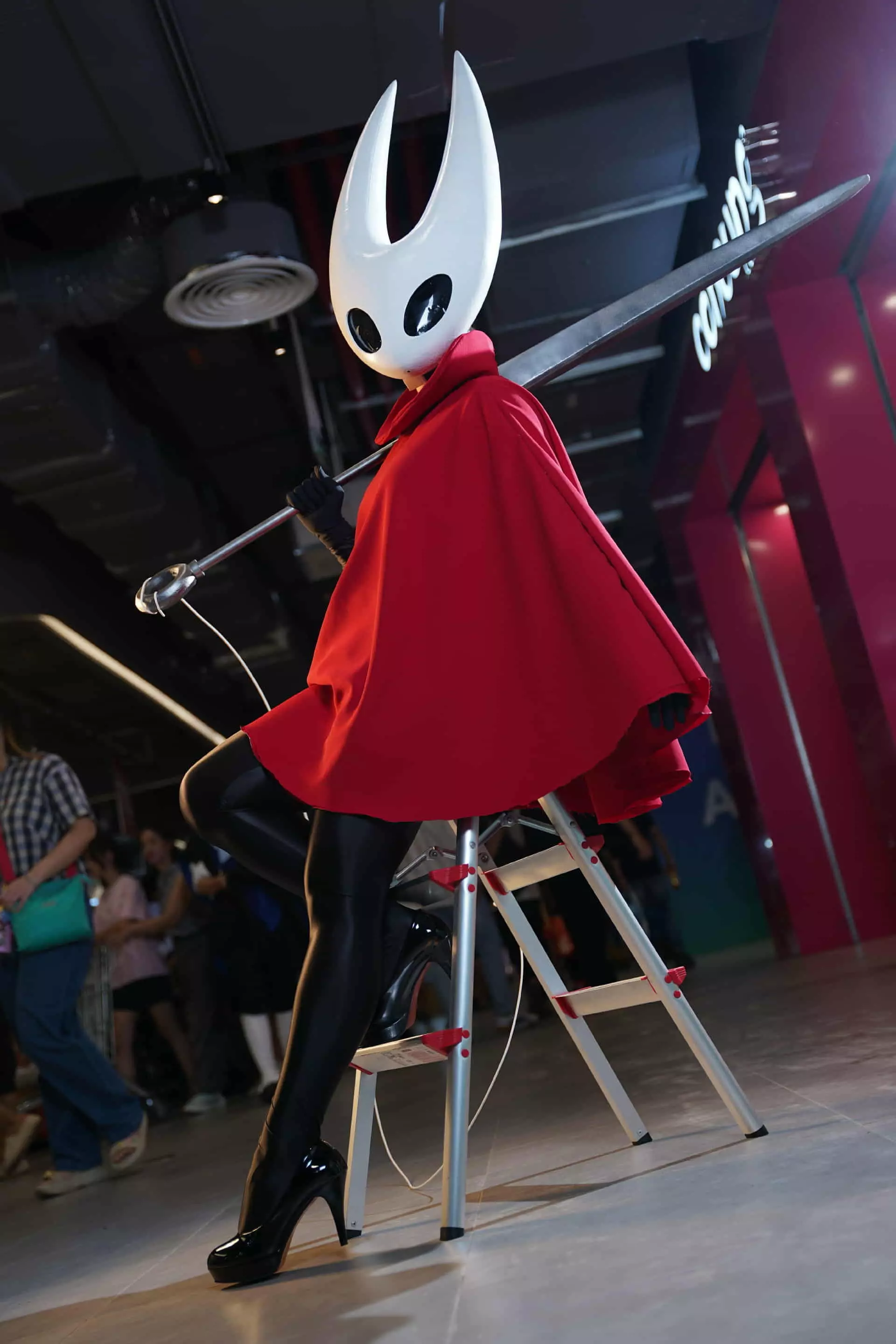 HORNET MASK HELMET  HOLLOW KNIGHT SILKSONG PROP COSPLAY 3D print model_0