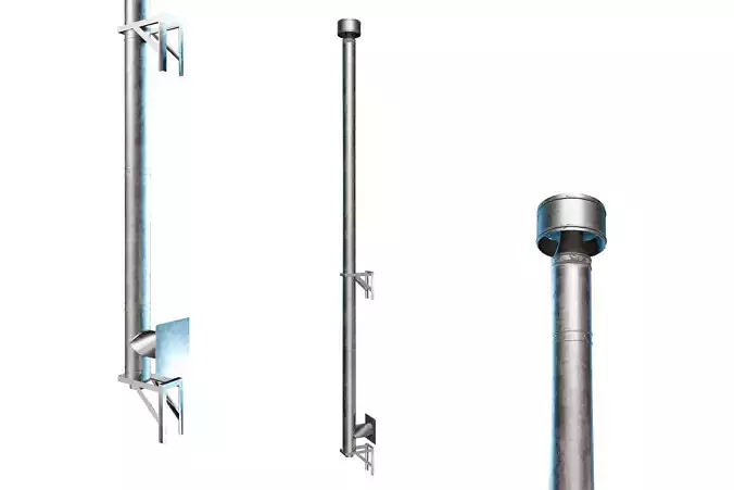 Modular Industrial Chimney Flue Pipe System