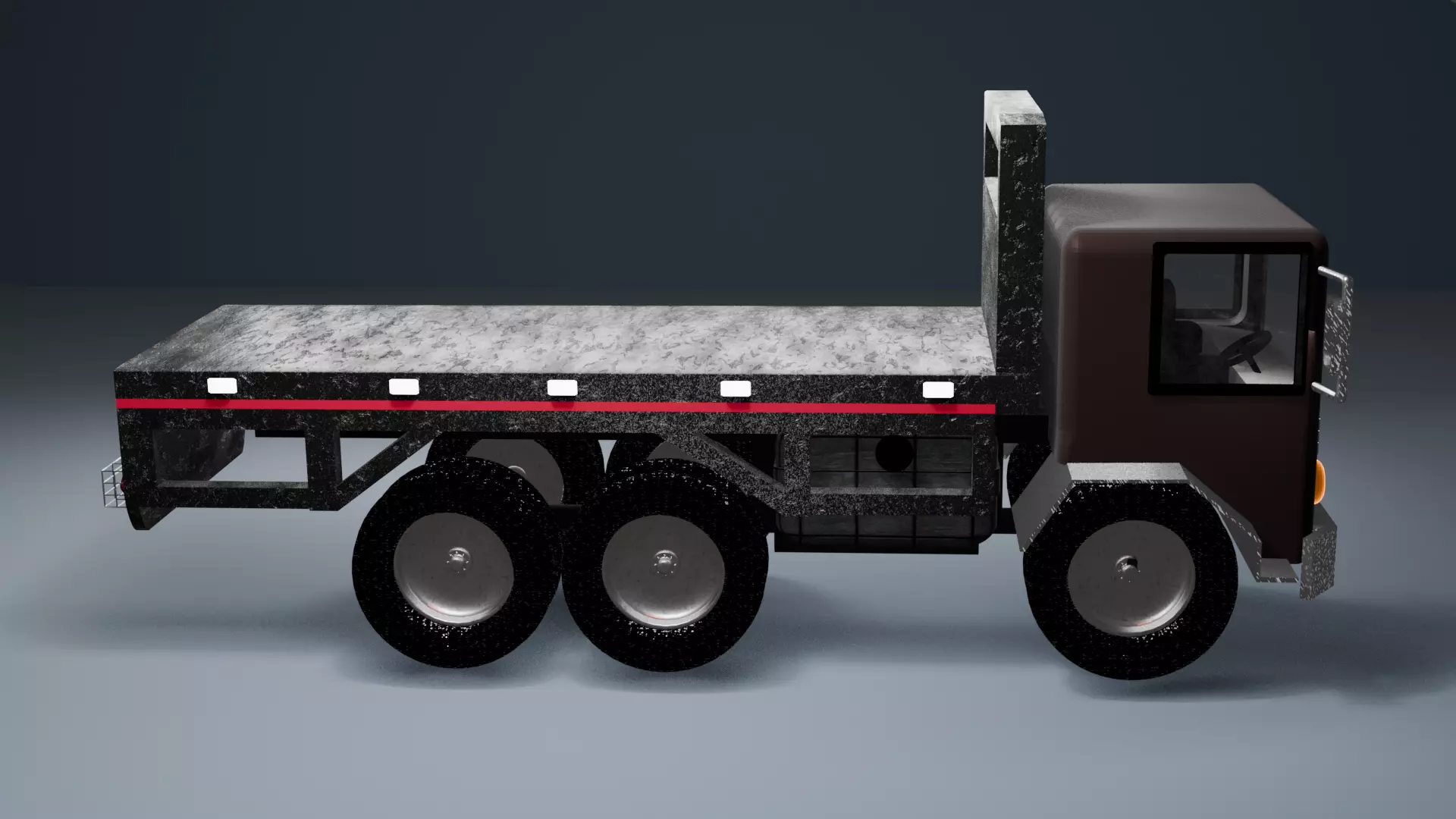 lorry 3D model_1