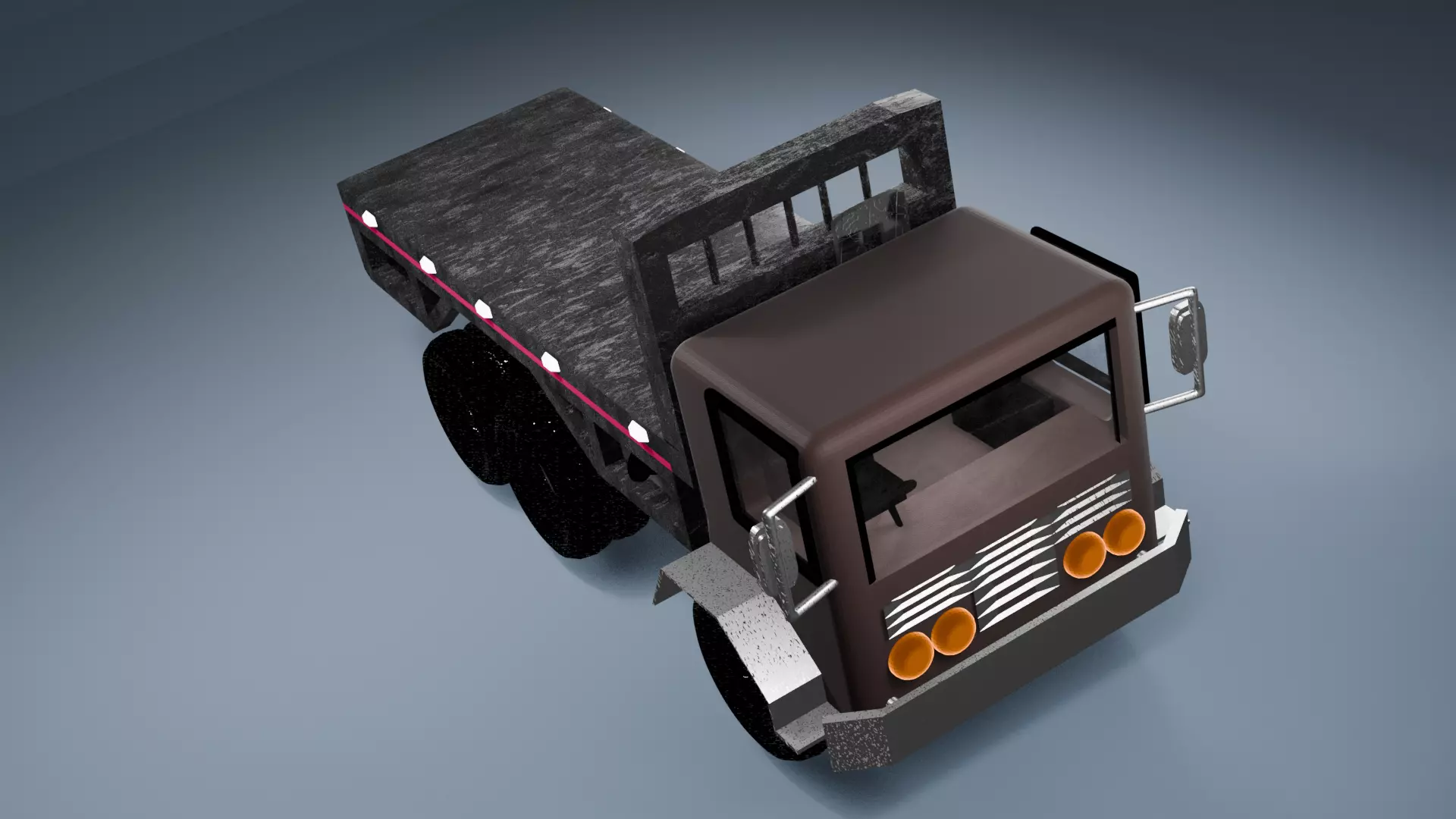 lorry 3D model_5