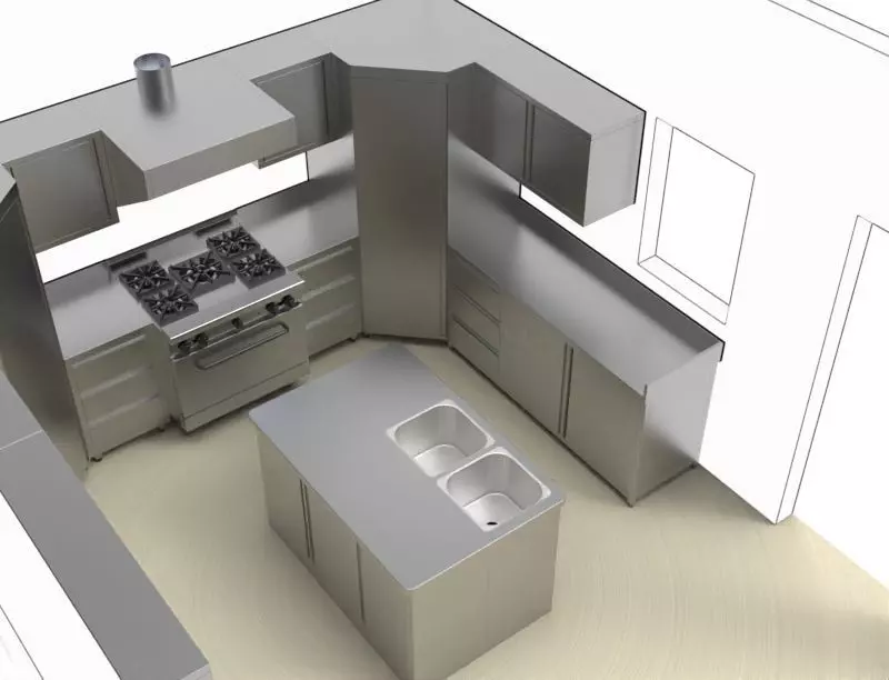 KITCHEN 45 3D model_4