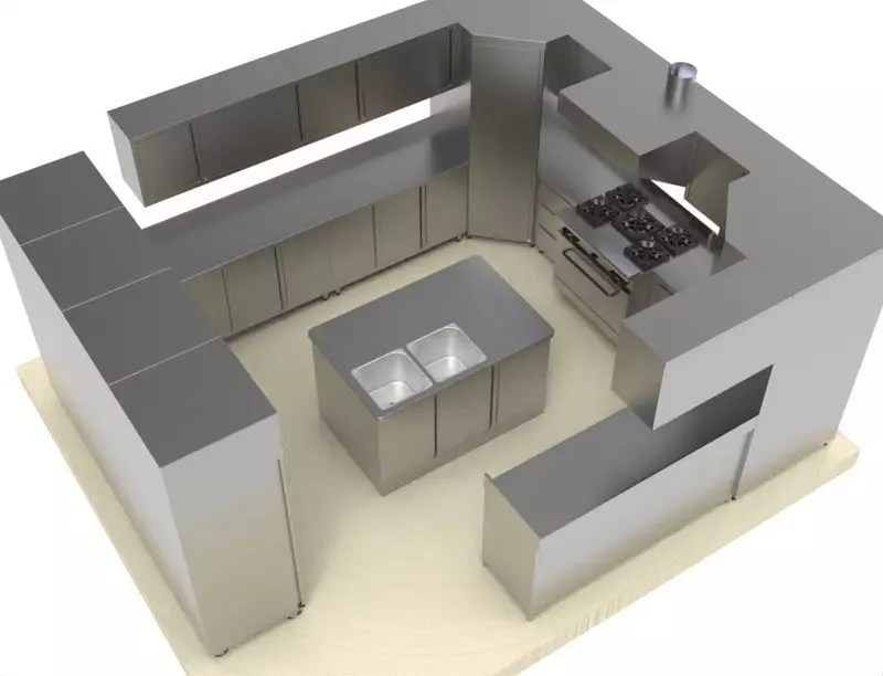KITCHEN 45 3D model_2