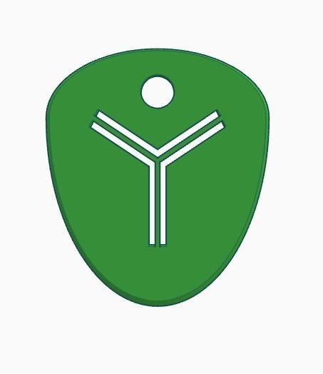 PICK RADIAL FINS 3D print model_1