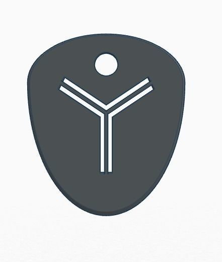 PICK RADIAL FINS 3D print model_0