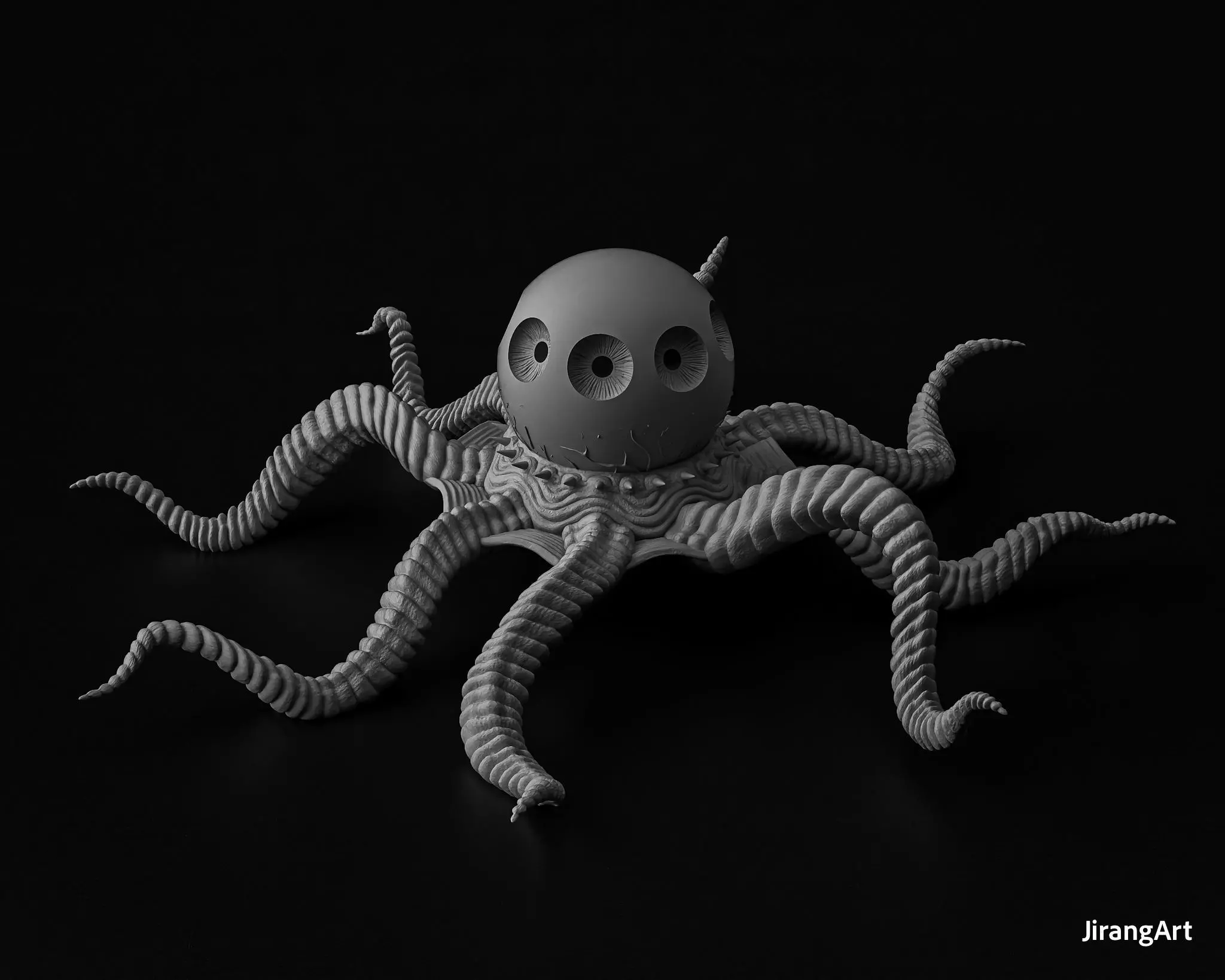 T Ocellus Alien Earth Series JirangArt 3D print model_5