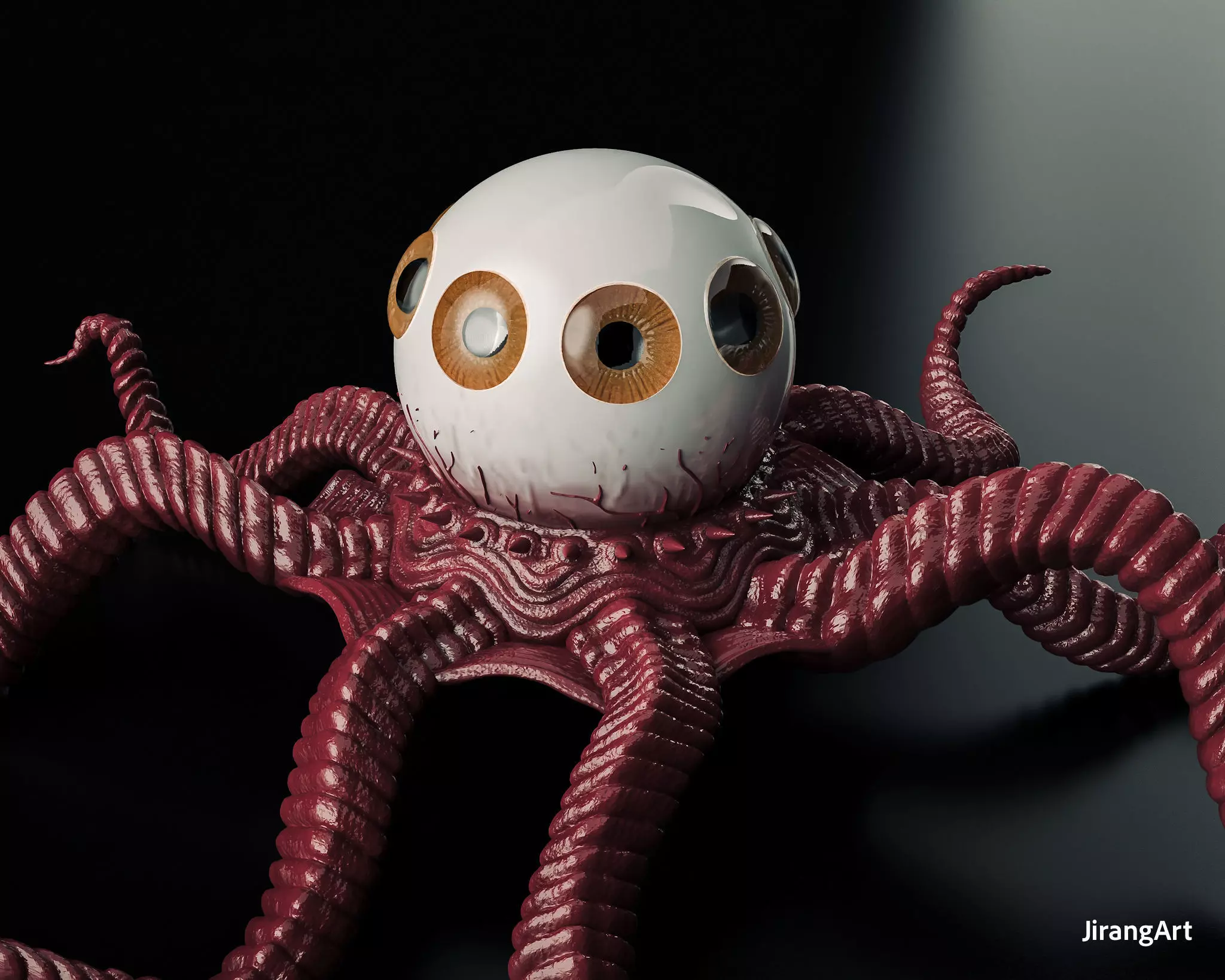 T Ocellus Alien Earth Series JirangArt 3D print model_0