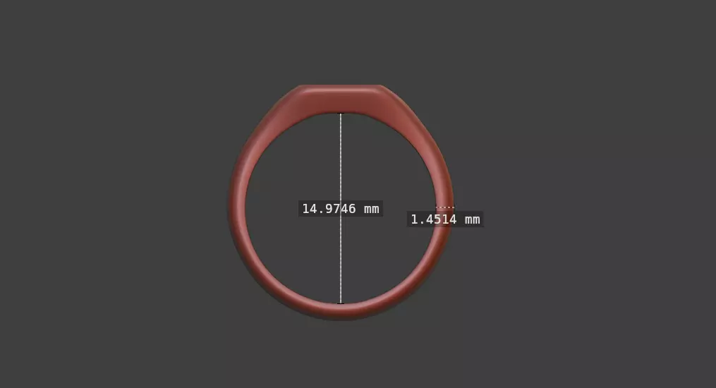 Pinky Ring 3D print model_5